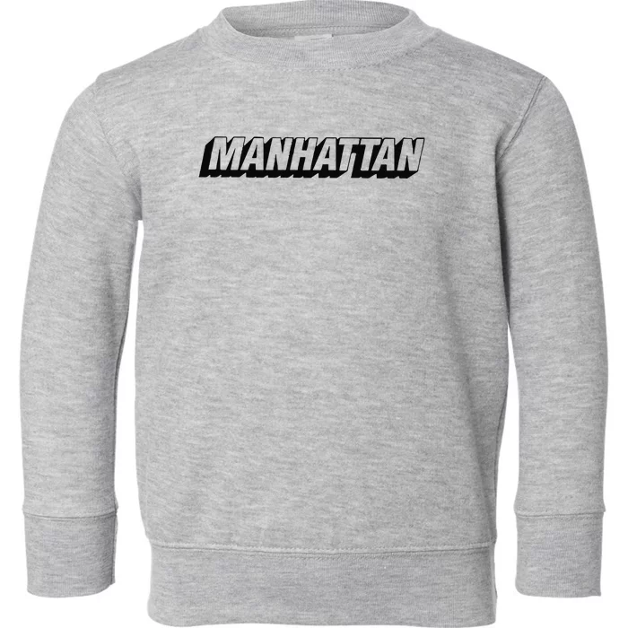 New York Post Ny Post Boroughs Manhattan Toddler Sweatshirt