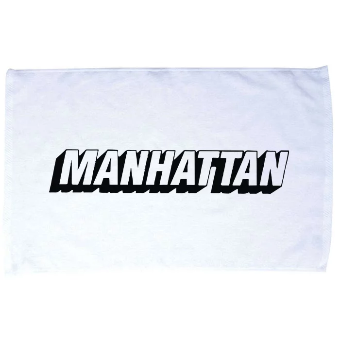 New York Post Ny Post Boroughs Manhattan Microfiber Hand Towel