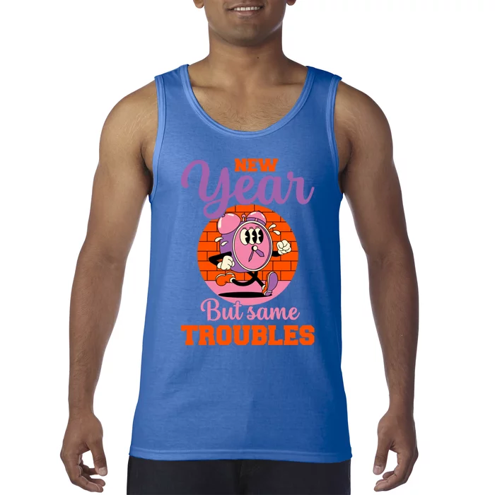 New Year Same Me Poke Fun At New YearS Resolutions Gift Tank Top