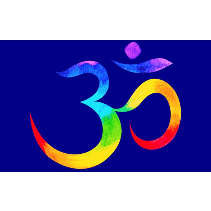 Namaste Yoga Symbol Rainbow Gift Bumper Sticker