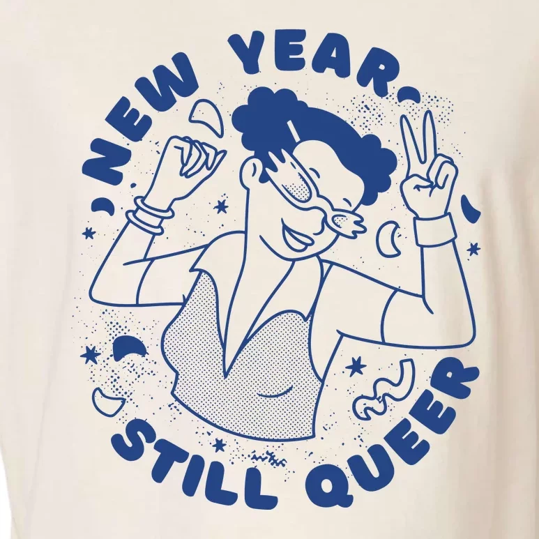 New Year Still Queer Celebration Garment-Dyed Women's Muscle Tee