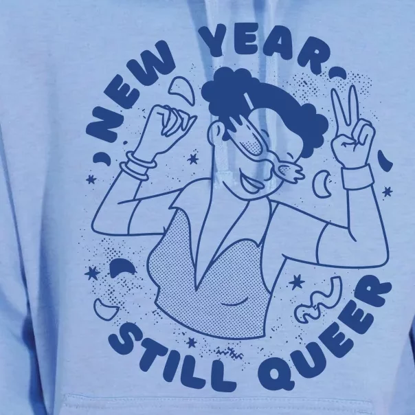 New Year Still Queer Celebration Unisex Surf Hoodie