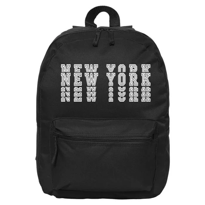 New York Stacked 16 in Basic Backpack