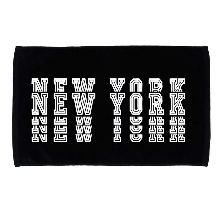 New York Stacked Microfiber Hand Towel