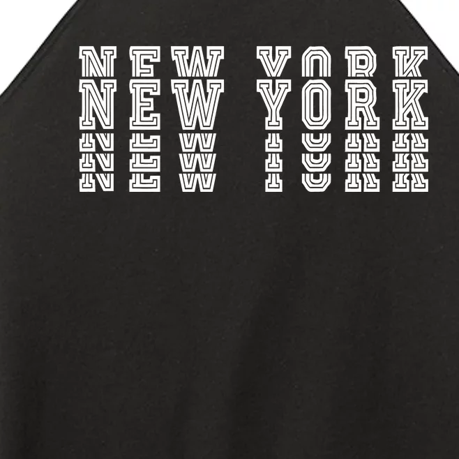 New York Stacked Women’s Perfect Tri Rocker Tank