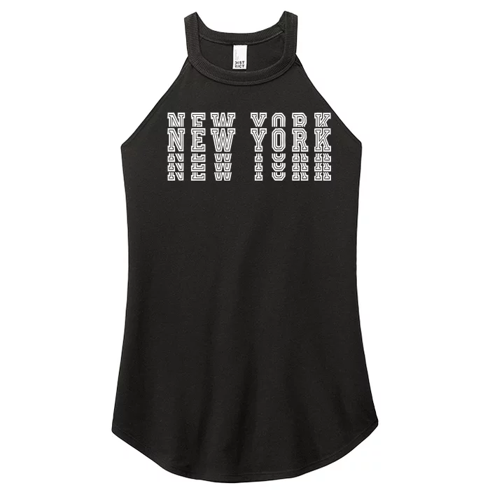 New York Stacked Women’s Perfect Tri Rocker Tank