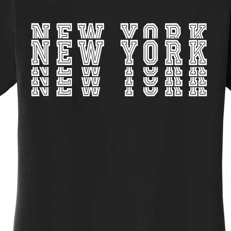 New York Stacked Women's T-Shirt