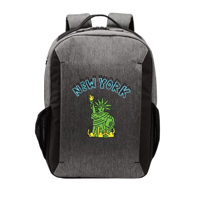 New York Statue Of Liberty Vector Backpack