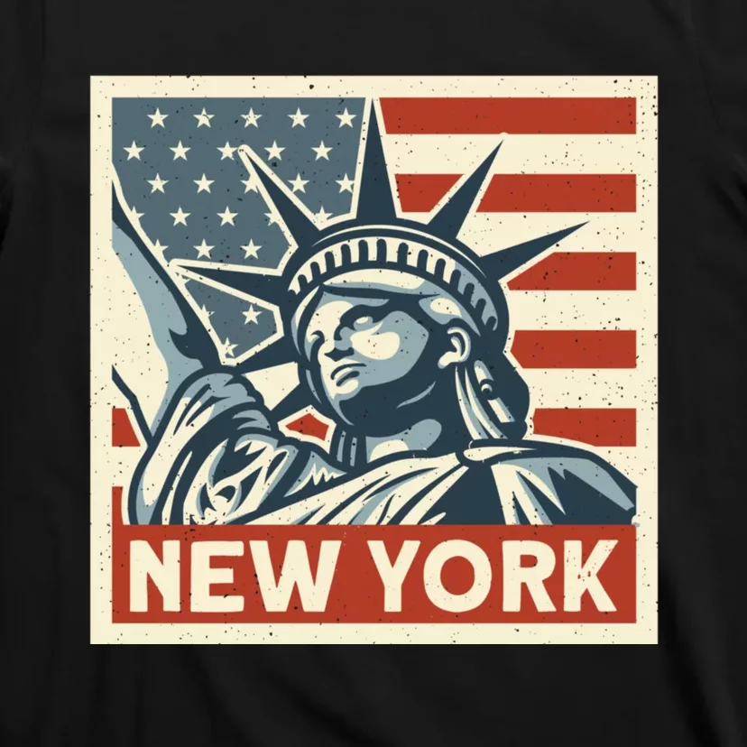 New York Stamp For Travellers And Tourists T-Shirt