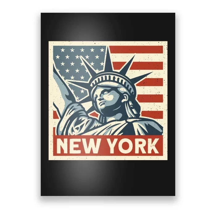 New York Stamp For Travellers And Tourists Poster