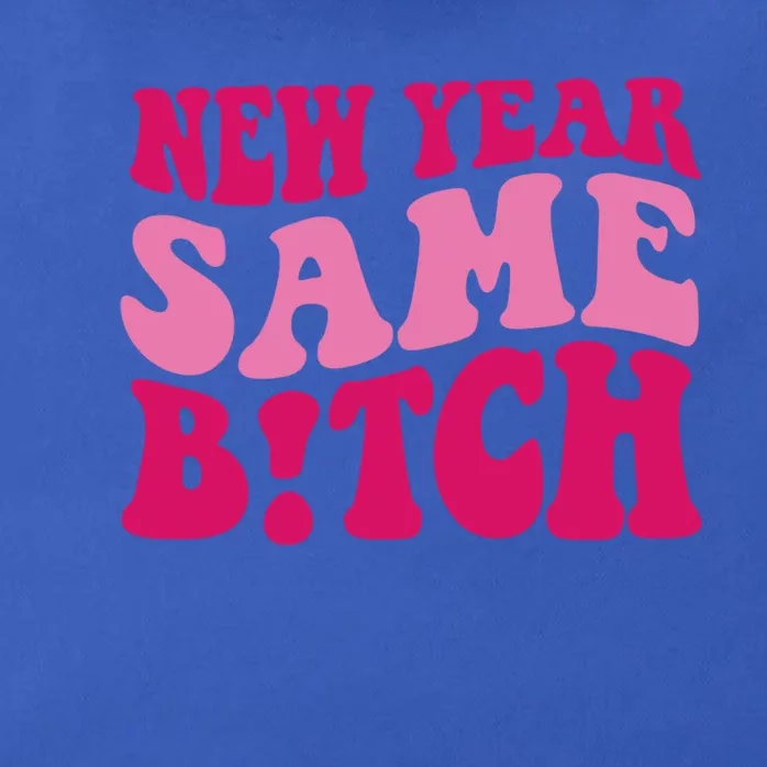 New Year Same Bitch Cute Gift Zip Tote Bag