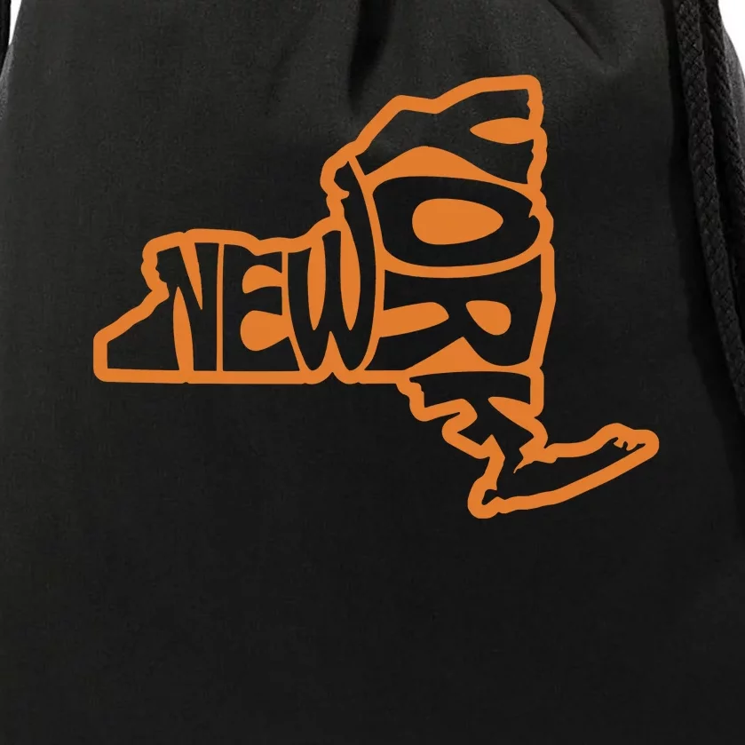 New York Sports Gift Buffalo Drawstring Bag