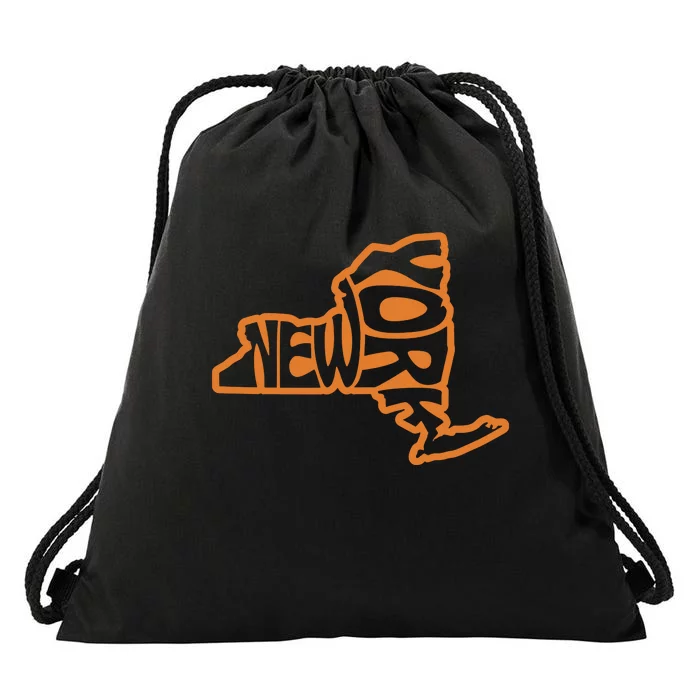 New York Sports Gift Buffalo Drawstring Bag