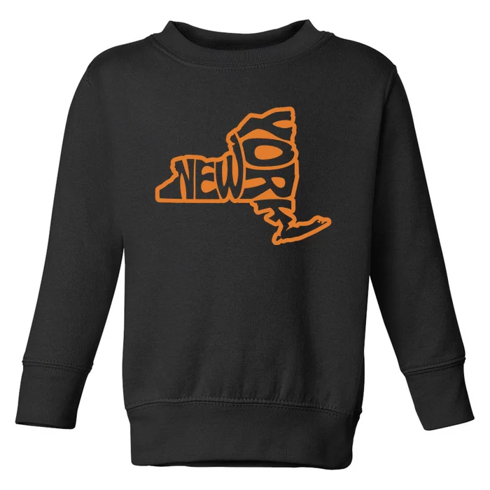 New York Sports Gift Buffalo Toddler Sweatshirt