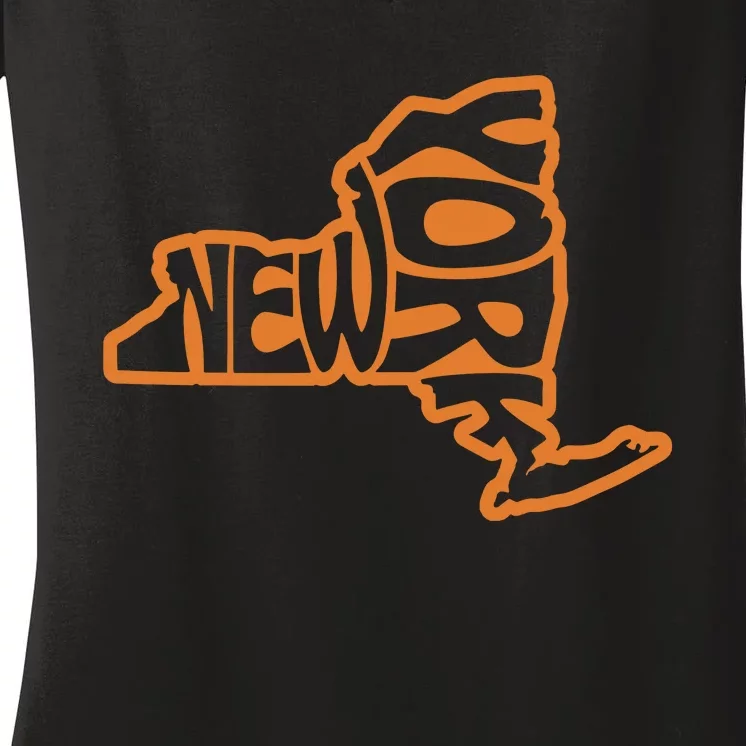 New York Sports Gift Buffalo Women's V-Neck T-Shirt