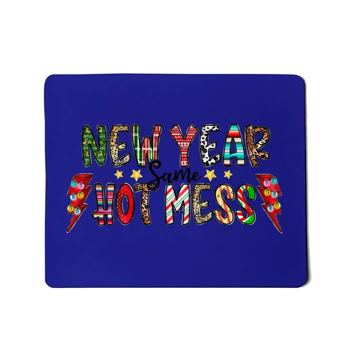 New Year Same Hot Mess Christmas Family Matching Pajamas Meaningful Gift Mousepad