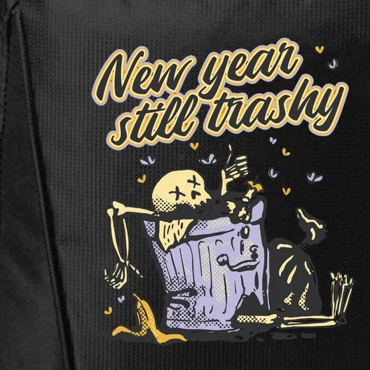 New Years Still Trashy Funny NYE City Backpack