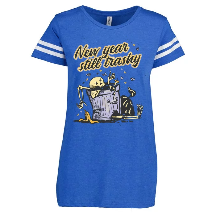 New Years Still Trashy Funny NYE Enza Ladies Jersey Football T-Shirt