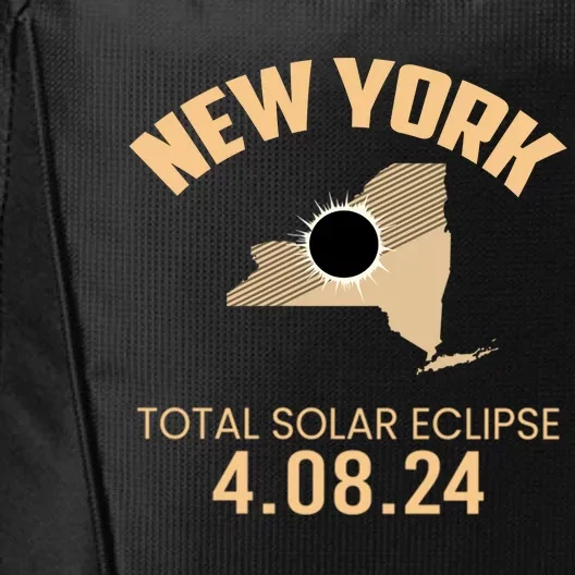 New York Total Solar Eclipse 4 08 2024 City Backpack