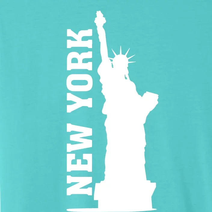 New York Usa Statue Of Liberty ChromaSoft Performance T-Shirt