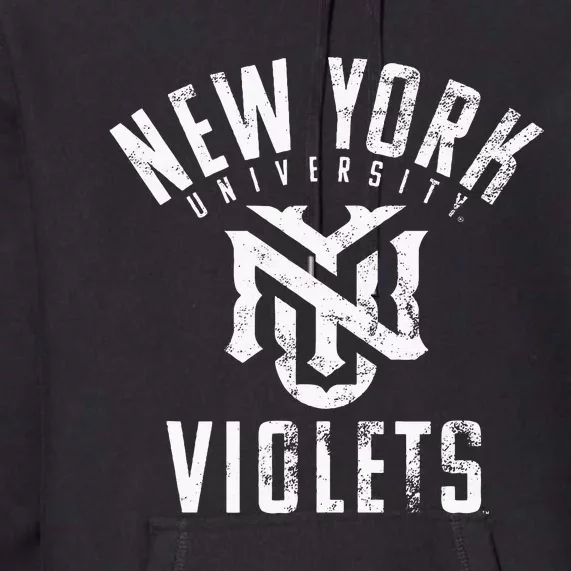 New York University NYU Violets Large Premium Hoodie