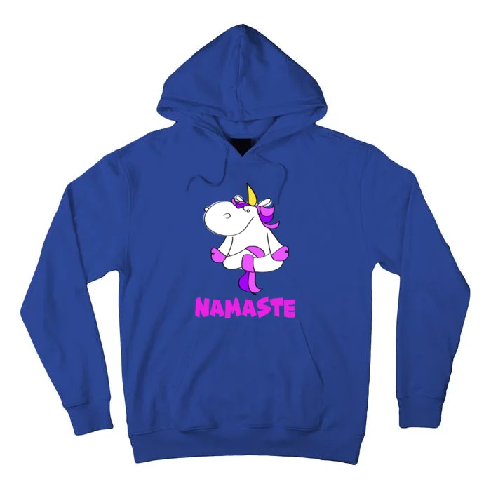 Namaste Yoga Unicorn Funny Magic Namaste Lovers Meaningful Gift Tall Hoodie