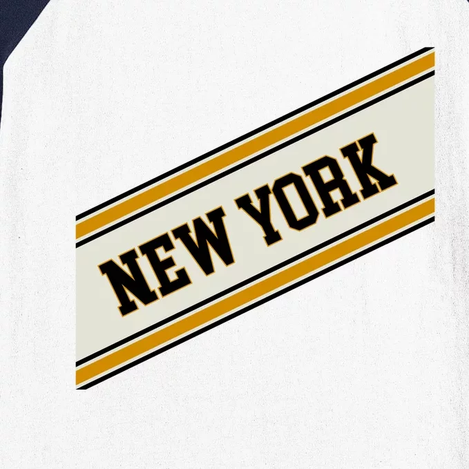 New York Varsity Logo Baseball Sleeve Shirt