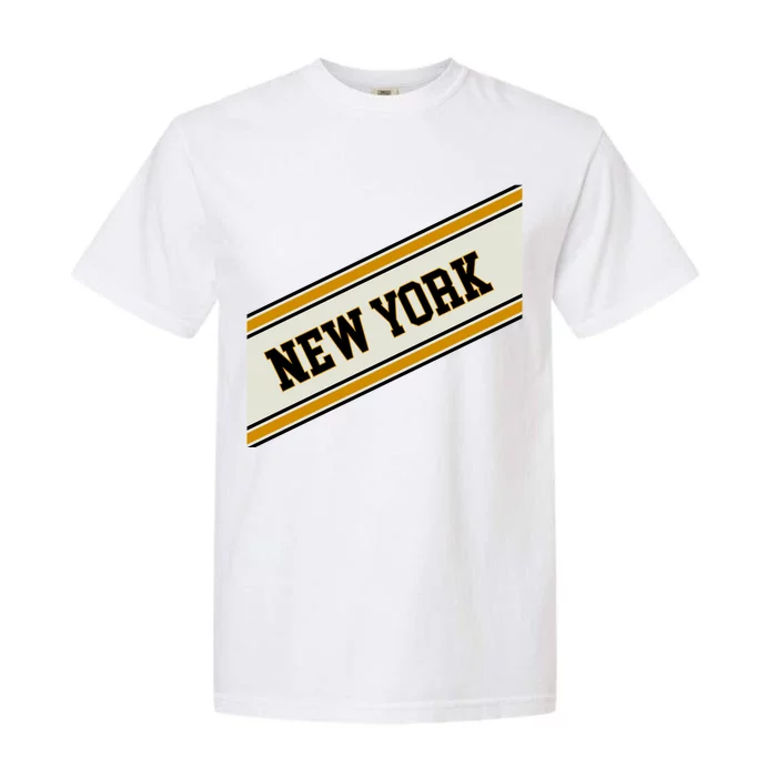 New York Varsity Logo Garment-Dyed Heavyweight T-Shirt