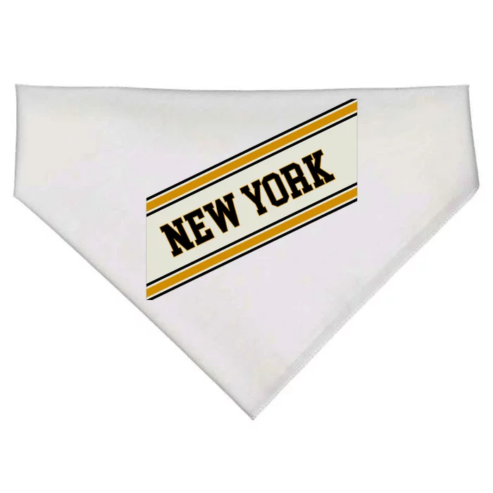 New York Varsity Logo USA-Made Doggie Bandana