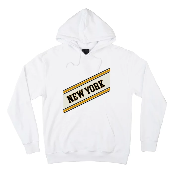 New York Varsity Logo Hoodie