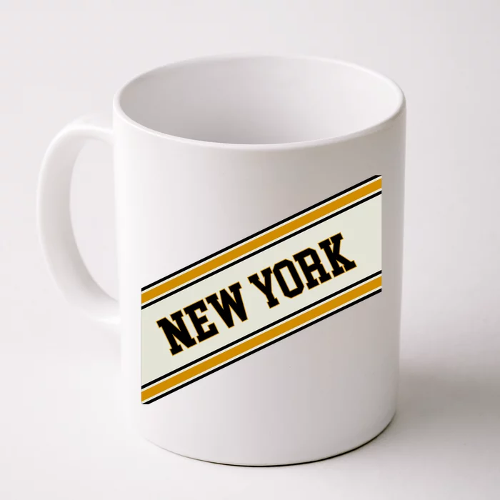 New York Varsity Logo Front & Back Coffee Mug