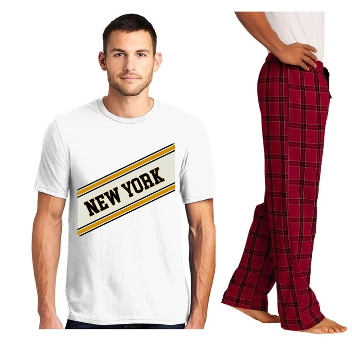 New York Varsity Logo Pajama Set