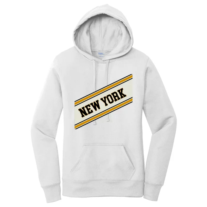 New York Varsity Logo Women's Pullover Hoodie