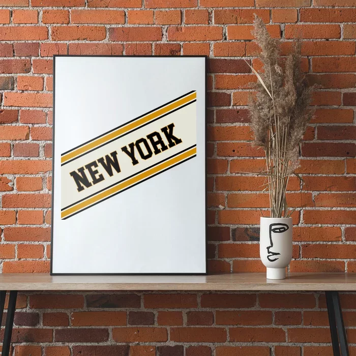 New York Varsity Logo Poster