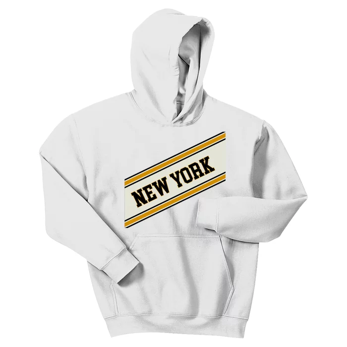 New York Varsity Logo Kids Hoodie