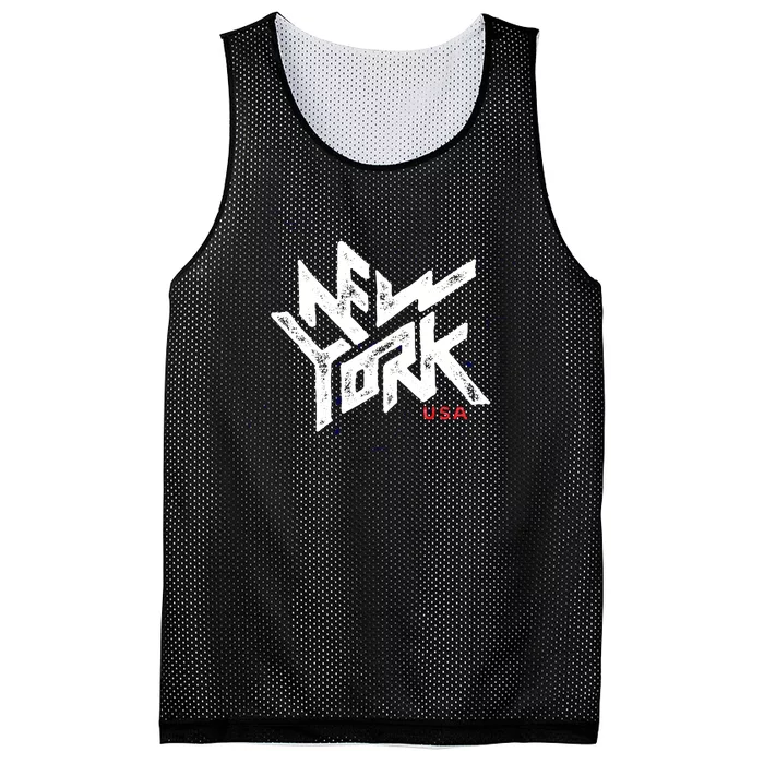 New York Vintage Urban Mesh Reversible Basketball Jersey Tank