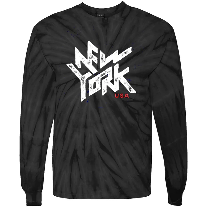 New York Vintage Urban Tie-Dye Long Sleeve Shirt