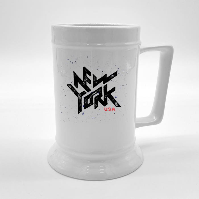 New York Vintage Urban Front & Back Beer Stein