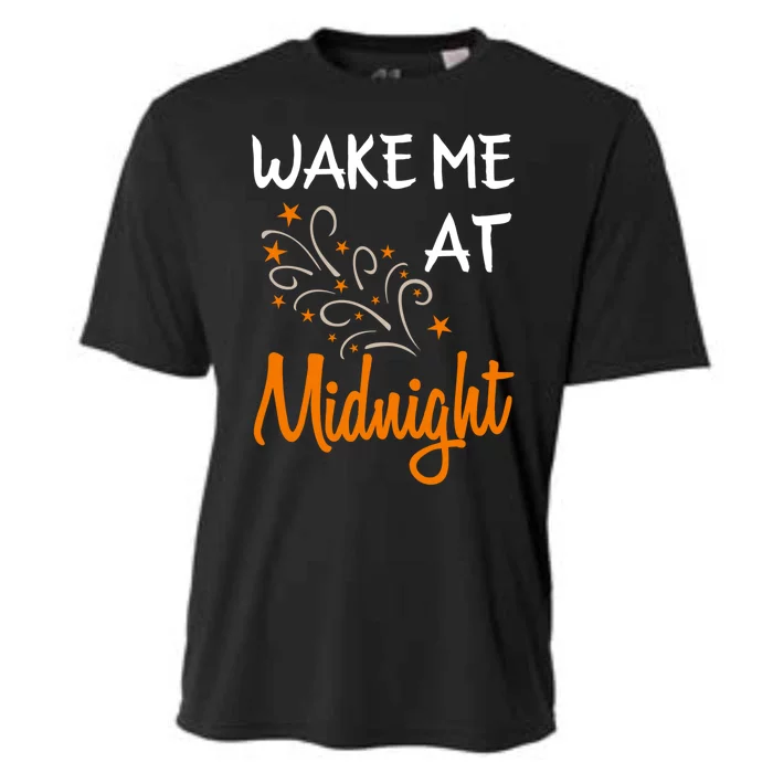 New Year Wake Me At Midnight 31st Night Happy New Years Eve Meaningful Gift Cooling Performance Crew T-Shirt