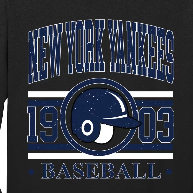 New York Yankee 1903 Baseball Team Supporter Long Sleeve Shirt