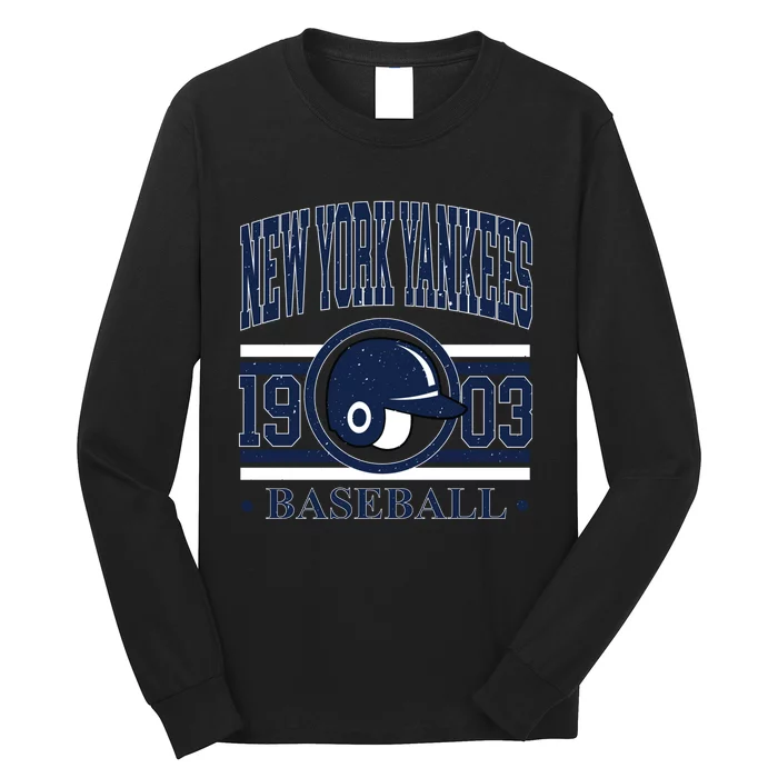 New York Yankee 1903 Baseball Team Supporter Long Sleeve Shirt