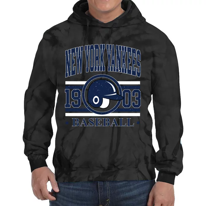 New York Yankee 1903 Baseball Team Supporter Tie Dye Hoodie