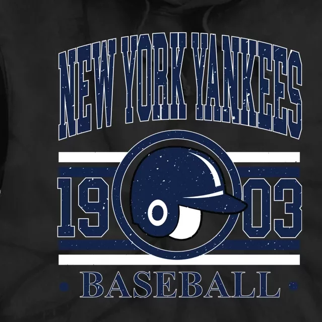 New York Yankee 1903 Baseball Team Supporter Tie Dye Hoodie