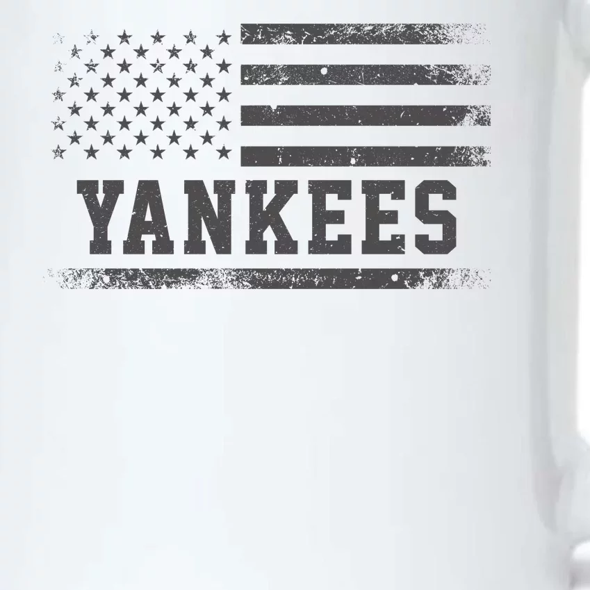 Yankees Usa Flag Black Color Changing Mug