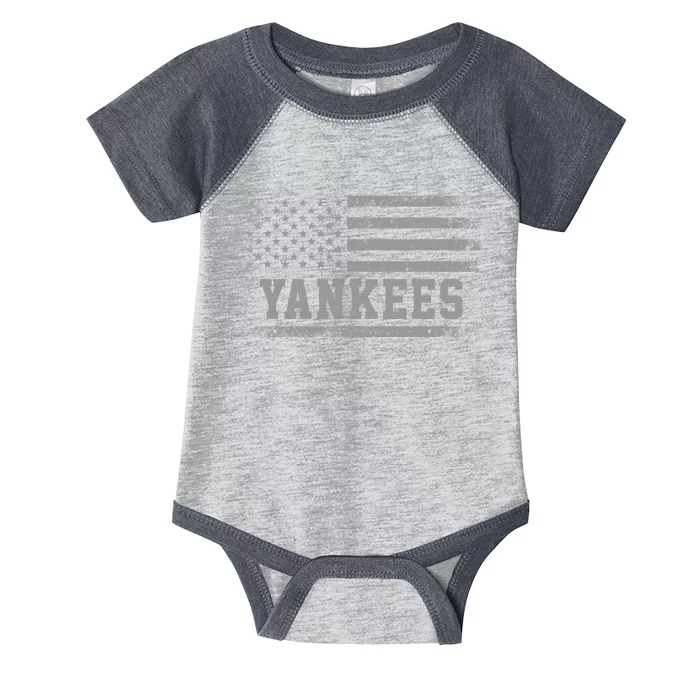 Yankees Usa Flag Infant Baby Jersey Bodysuit