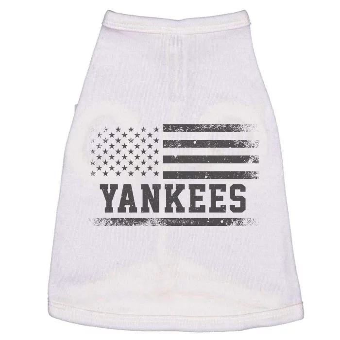 Yankees Usa Flag Doggie Tank