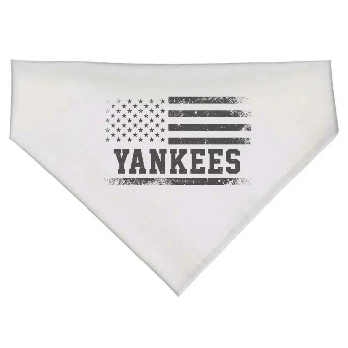 Yankees Usa Flag USA-Made Doggie Bandana