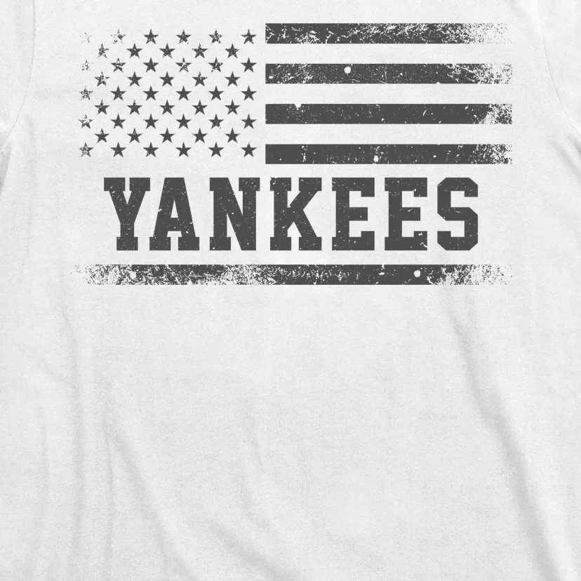 Yankees Usa Flag T-Shirt