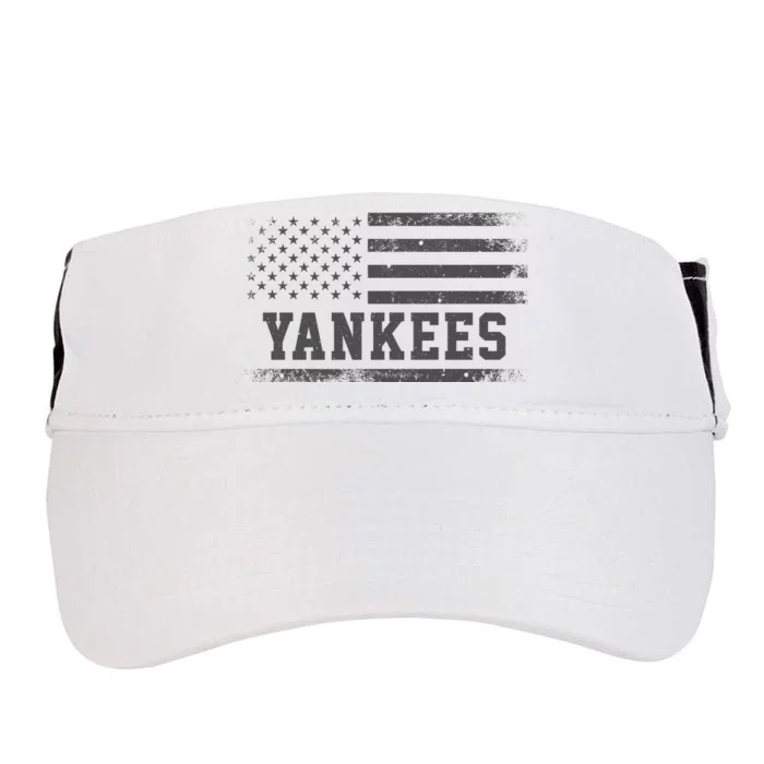 Yankees Usa Flag Adult Drive Performance Visor