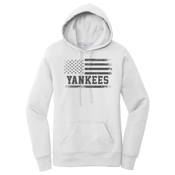 Yankees Usa Flag Women's Pullover Hoodie